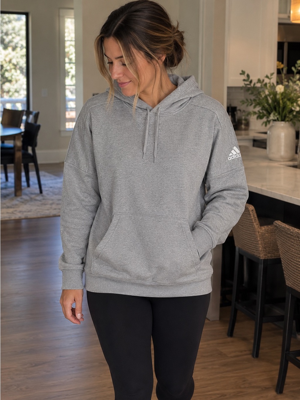 Gray Adidas Sweatshirt